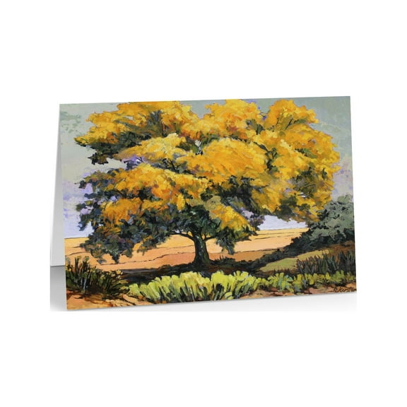 Southwest Palo Verde Tree Note Card - 10 Cards and Envelopes - 14370