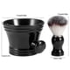 thumbnail image 3 of Shaving Soap Bowl Beard Care Soft Barber Cleaning Brush Nylon Mostache Shaving Tool Set, 3 of 4