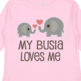 thumbnail image 4 of Inktastic My Busia Loves Me Childs Boys or Girls Long Sleeve Toddler T-Shirt, 4 of 5