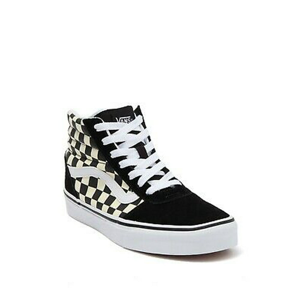 checkered vans high