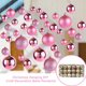 thumbnail image 5 of 30 piezas de bolas de Navidad adornos inastillables decoraciones para árboles de Navidad juego de bolas colgantes para decoración de fiesta de Kits de decoración para fiestas Dorado champagne Bearachild HA007626-13B, 5 of 6
