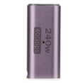 thumbnail image 1 of Adaptador tipo C USB4.0 HD 8K 40Gbps PD240W Carga rápida Carcasa de aluminio Adaptador portátil tipo C a tipo C para teléfono celular hembra a hembra, recto, 1 of 5