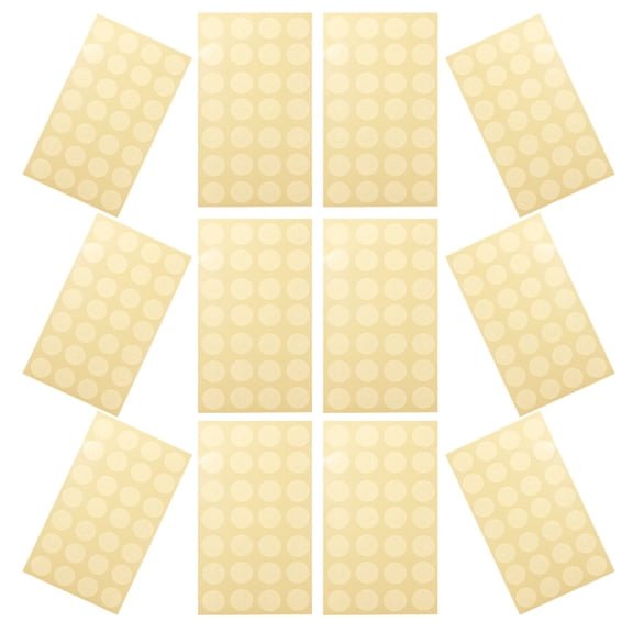 FOMIYES 12 Sheets Paper Hole Reinforcers Self-adhesive for Educational Use