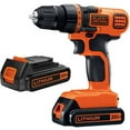 thumbnail image 2 of BLACK+DECKER LDX120C-2WM 20-Volt Lithium Ion Compact Cordless Drill with 2 Lithium Ion Batteries, 2 of 2