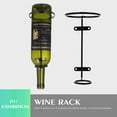 thumbnail image 4 of 6 piezas de estantes para botellas individuales, estantes de hierro para colgar, estantes de exhibición de vino montados en la pared, 4 of 6