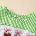 thumbnail image 5 of Coerni My First Easter Baby Girl Outfit New Born Smock Bubble Romper Ruffle Bodysuit Princess Onesie Jumpsuit Coming Home Outfit, 5 of 8