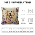 thumbnail image 6 of PIKWEEK  Spring Pillow Covers Golden Retriever Yellow Lab Throw Pillowcase Hello Spring Home Sofa Holiday Cushion Case Farmhouse Dog Spring Decorations, 6 of 6