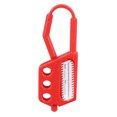 thumbnail image 3 of Cerradura de cerrojo de nailon industrial, 3 agujeros, seguridad, flexibilidad, portátil, ligero, resistente, ajuste para la industria química, energía eléctrica, 3 of 5