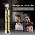 thumbnail image 3 of Professional Electric Outliner Grooming Cordless Close Cutting T-Blade Trimmer for Shaver Barbershop Sharp Hair Clippers Zero Gap Baldhead Beard Mustache Razor, 3 of 6
