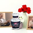 thumbnail image 6 of JAGASY Bike Miniature Urn for Mother, Blue Tiny Urn for Ashes Adult Male, Sunset Clouds Cemetery Tree Decorative Urns for Human Ashes, Pink Keepsake Cremation Urns for Father, (3 Inch), 6 of 7