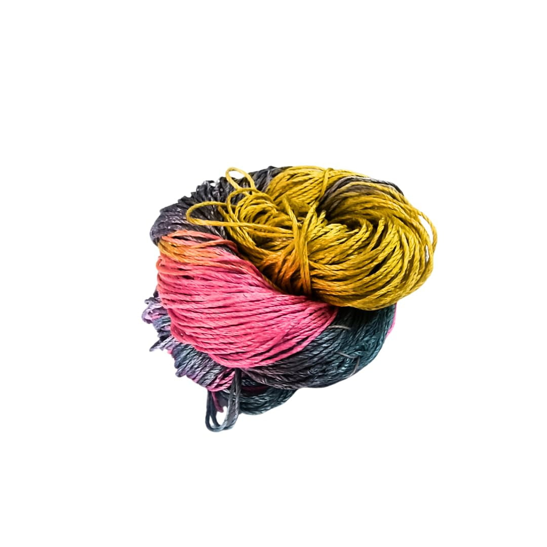 Knitsilk 3 Ply 100% Mulberry Silk Lace Weight Yarn Perfect for Knitting & Crocheting and Weaving Fine Quality Silk Yarn for Luxurious Creating Projects(50 Grams – 260 Yards, Tiger Lily)(Pack of 5)