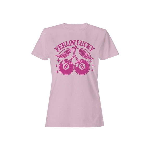 Feelin' Lucky Cherry 8-Ball Art Women's T-shirt