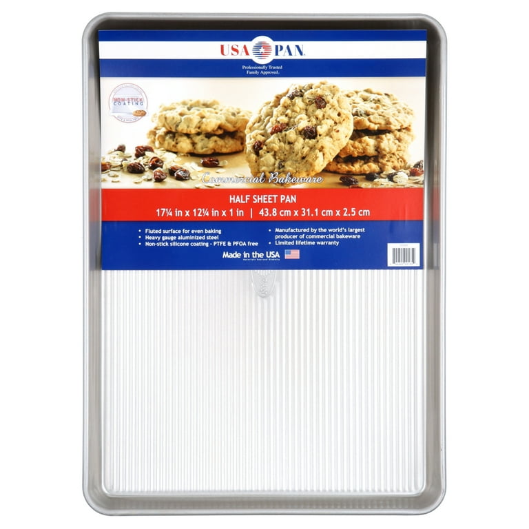 Half-Sheet Pan Commercial 17.25 by 12.25 inches