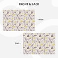 thumbnail image 3 of Rocae Lavender Flowers Printed Heat Resistant Place Mats,Classic Hemstitch Cloth Fabric Placemats Imitation Linen Place Mat Table Mats 18x12 inch, 3 of 5