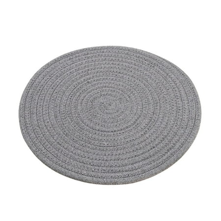 

GYMNASTI Hand-Woven Cotton Thread Anti-Scalding Heat-Insulating Home Dining Table Mat
