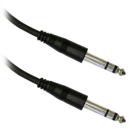 1 By 4 Inch Stereo Audio Patch Cable, 1 By 4 Male, 6 Foot