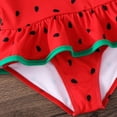 thumbnail image 3 of Girl's Swimsuits Cute Watermelon Print Summer Comfortable Bathing Suit, 3 of 4
