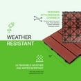 thumbnail image 3 of UltraShield Naturale 1 ft. x 1 ft. Quick Deck Outdoor Composite Deck Tile in Swedish Red (10 sq. ft. Per Box), 3 of 4