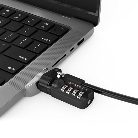 Ledge Lock Adapter for MacBook Pro 14" M1 & M2 & M3 & M4 with Combination Cable Lock