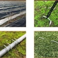 thumbnail image 6 of 12 Inch 8 Gauge Galvanized Landscape Stakes Heavy Duty for  Barrier Fabric Drip Irrigation Tubing, 6 of 7