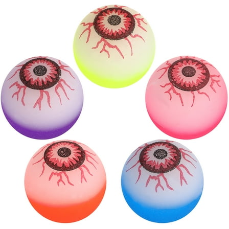 BESTONZON Eye Balls Theme Rubber Assorted Color 10Pcs Party Favors