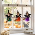 thumbnail image 3 of StlyGar Halloween Decor Small Witch Decor Halloween Tree Decoration Hanging Ornaments Kitchen Witch Broomstick for Garland, Tiered Tray Home Decor vintage halloween decor, 3 of 4