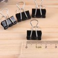 thumbnail image 2 of Clips para carpetas negros extra pequeños YONGSHENG Mini Bull 15 mm paquete de 60, 2 of 5