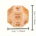 thumbnail image 3 of Food Dice Stocking Stuffers for Women Men Couples Gift Ideas Dinner Decider Dice for Date Night Gifts for Husband Wife Wedding Graduation Christmas Birthday, 3 of 6