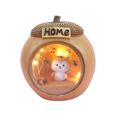 

WOXINDA Creative Cartoon Small Night Light Tabletop Decoration Resin Small Night Light Lovers The Gift For Small Night Light Lovers Chicken Ornament