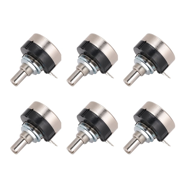 Potenciómetro, potenciómetro de 20 piezas Accesorio de potenciómetro de película de carbono Potenciómetro variable probado profesionalmente