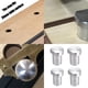 thumbnail image 5 of Paquete de 2 abrazaderas de banco de mesa de abrazadera rápida con 4 perros de banco para orificio de 20mm, tope de banco de trabajo de posicionamiento Diy y abrazaderas rápidas para orifici, 5 of 5