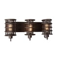 thumbnail image 2 of Cwi Lighting Darya 3 Light Wall Sconce With Brown Finish, 2 of 2