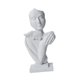 thumbnail image 5 of Escultura de pareja de arte abstracto, figura de amor, decoración del hogar, regalos para ella Blanco, 5 of 9