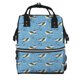 thumbnail image 1 of Disketp Dolphin Lovers Mochila de Pañales de Gran Capacidad con Múltiples Bolsillos, Mochila de Viaje Multifuncional para Bebé, Unisex, Moderna y Resistente, 1 of 6