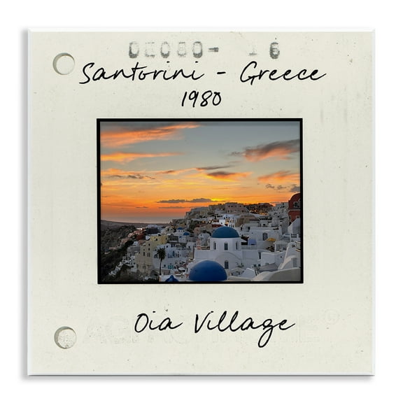 Stupell Industries Greece Travel City View Architecture Painting Unframed Art Print Wall Art, 12 x 12