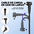 thumbnail image 3 of Soulbytes Cargador Adaptador de Port&aacute;til 65W, Laptop Cargador de 19 V 3,42 A con 3 Convertidores para ASUS Zenbook Vivobook HP Lenovo IdeaPad Yoga Chromebook, Cable de Alimentaci&oacute, 3 of 7
