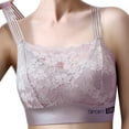 thumbnail image 3 of ZAZYULZ Women's New Lace Beautiful Back Women's Chest Wrap Large Chest Pad Small Chest Anti Light Backing And Bra(Khaki,M), 3 of 4