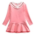 thumbnail image 2 of RTKFRFLM Girls Long Sleeve Fall Dress Kids Casual Base Layer Skirt for Spring and Autumn Toddler Soft Cotton Princess Gown Comfortable Everyday Playwear Clothing for Little Girls and Children, 2 of 7