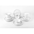thumbnail image 1 of Vajilla redonda Platipractic 12 personas 36 piezas blanco policarbonato, 1 of 2