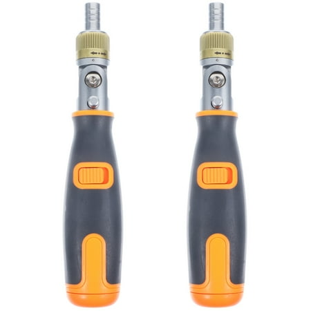 

FRCOLOR 2pcs Ratcheting Screwdriver Multi Angle Ratchet Screwdriver Household Hand Repair Tool