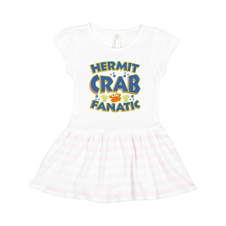 

Inktastic Hermit Crab Fanatic Marine Animal Gift Toddler Girl Dress
