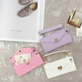 thumbnail image 6 of for iPhone X/XS Wallet Case ,Crossbody Phone Case with Lanyard Strap Cute Purse Case Flip Credit Card Holder Soft Silicone Girls Lady Handbag Case for iPhone X/XS White, 6 of 15