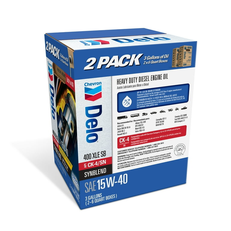 Free Shipping! DELO XLE SB Synthetic Blend Diesel Motor Oil