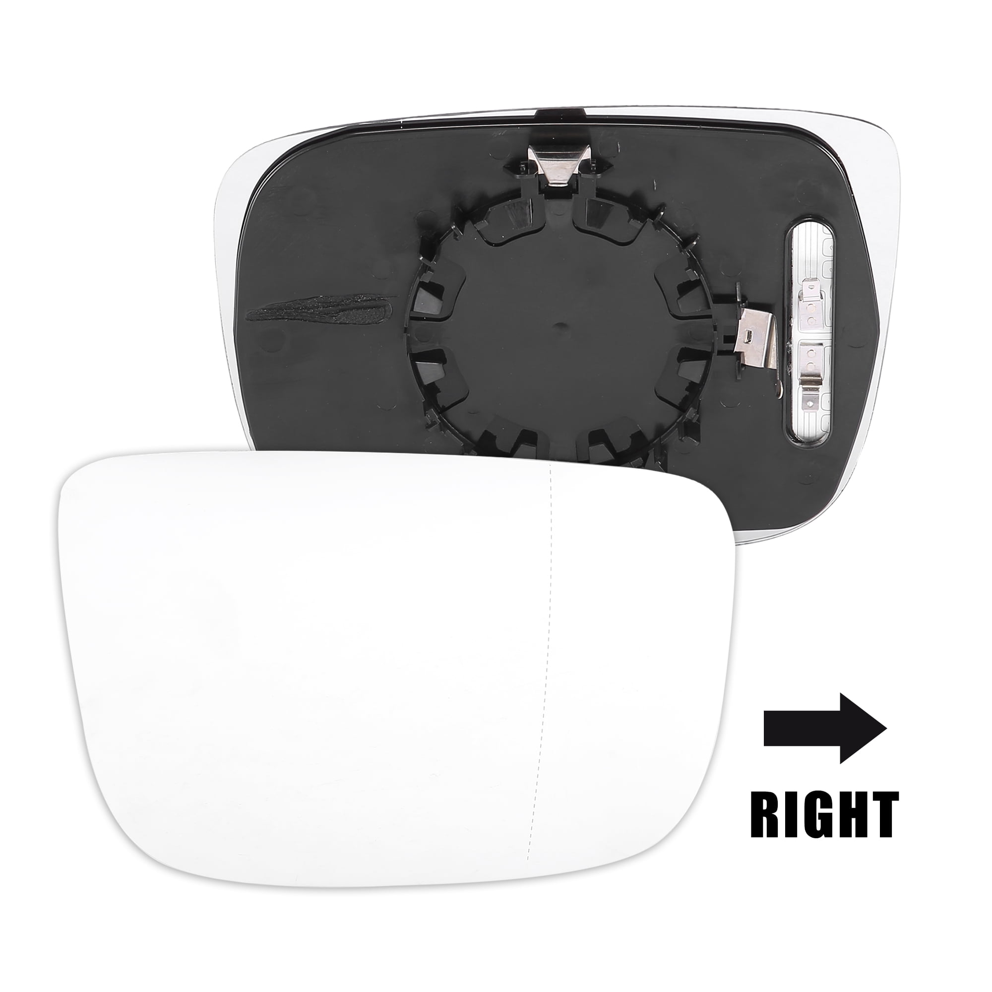 Unique Bargains Right Passenger Side Heated Mirror Glass Backing Plate Rearview Mirrors