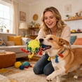 thumbnail image 6 of Chew Rope For Aggressive Chewers Interactive Tug Of War Training With Cleaning Pet Toy, 6 of 9