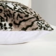 thumbnail image 3 of Home Soft Things Animal Print Faux Fur Pillow Covers, Set of 2, 20"x20", Biskra, 3 of 5