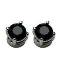 thumbnail image 2 of Jiaroswwei Men Women Rhinestone Inlaid Magnetic Ear Stud Earrings Non Piercing Jewelry Gift, 2 of 8