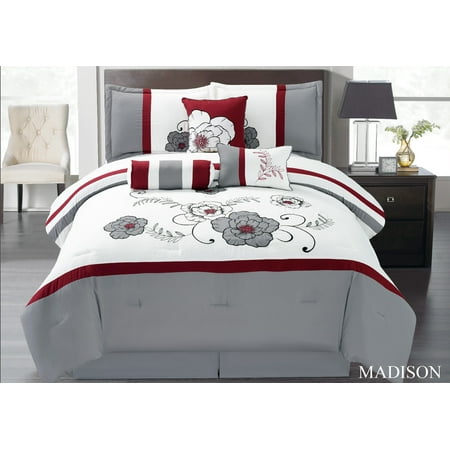 Burgundy King Size Bed In A Bag Burgundy King Size Bed In A Bag