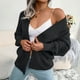 thumbnail image 1 of Puntoco Mujer Moda Casual Linterna Manga Larga Suelta Cardigan Suéter Chaqueta Liquidación Puntoco Puntoco-426, 1 of 6