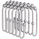 thumbnail image 1 of Ganchos para cortinas de ducha AmazerBath de metal cromado, 12 unidades, 1 of 9